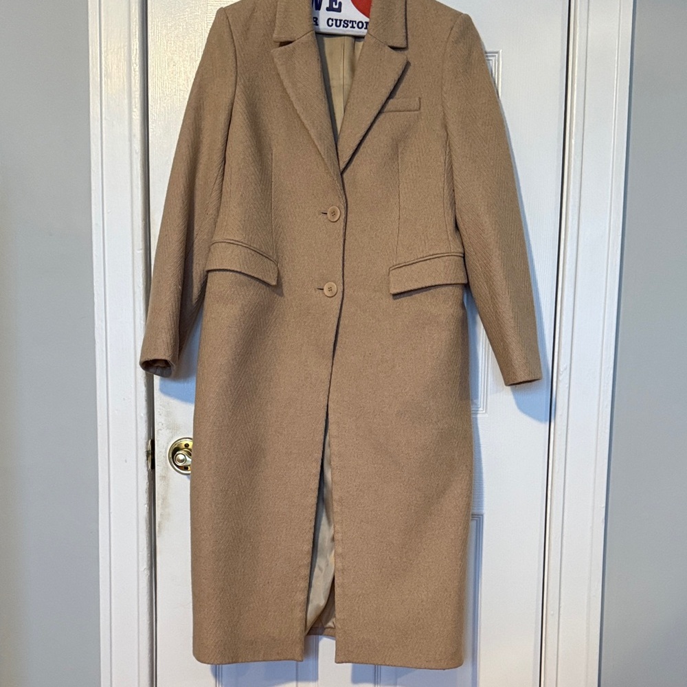 & Other Stories Wool Blend Coat
